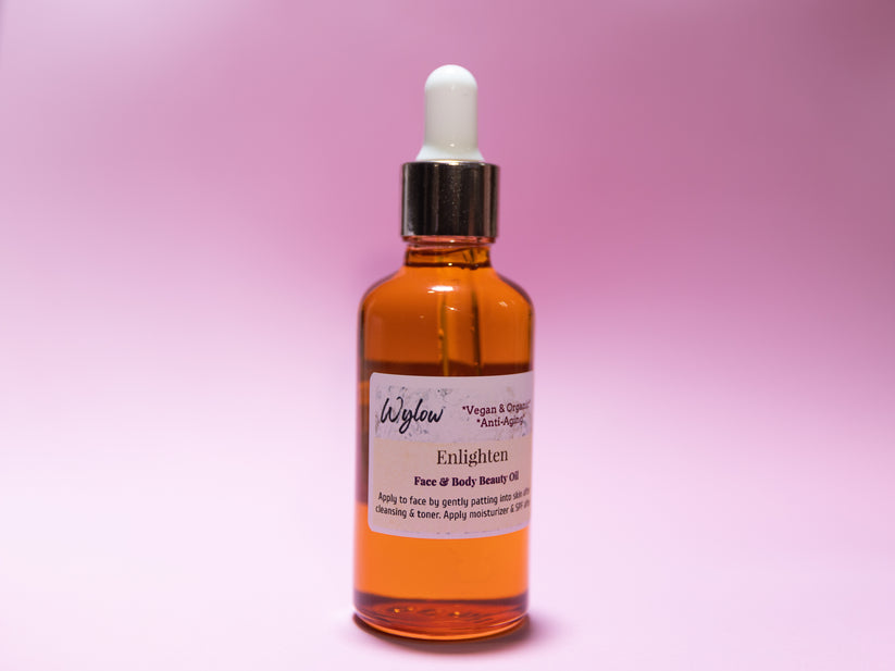 Wylow Beauty ENLIGHTEN Face & Body Organic Beauty Oil (2oz.)
