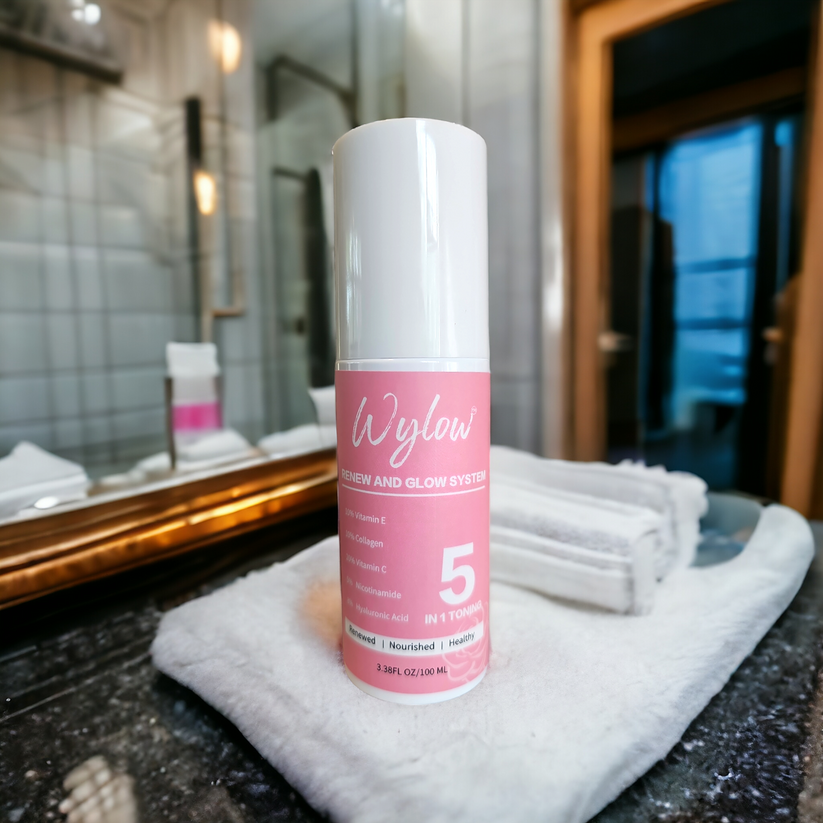 Wylow Beauty RENEW & GLOW-CALM AND TONE FACIAL SPRAY (FULL & TRAVEL SIZE) *Calm, Tone, Hydrate, All Skin Types*