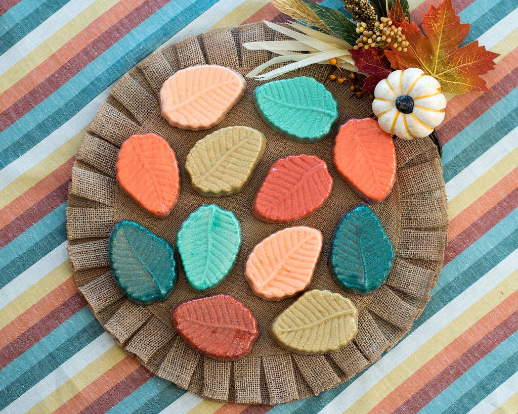 Fall Leaf Bath Bombs 6 Scents: Octoberfest