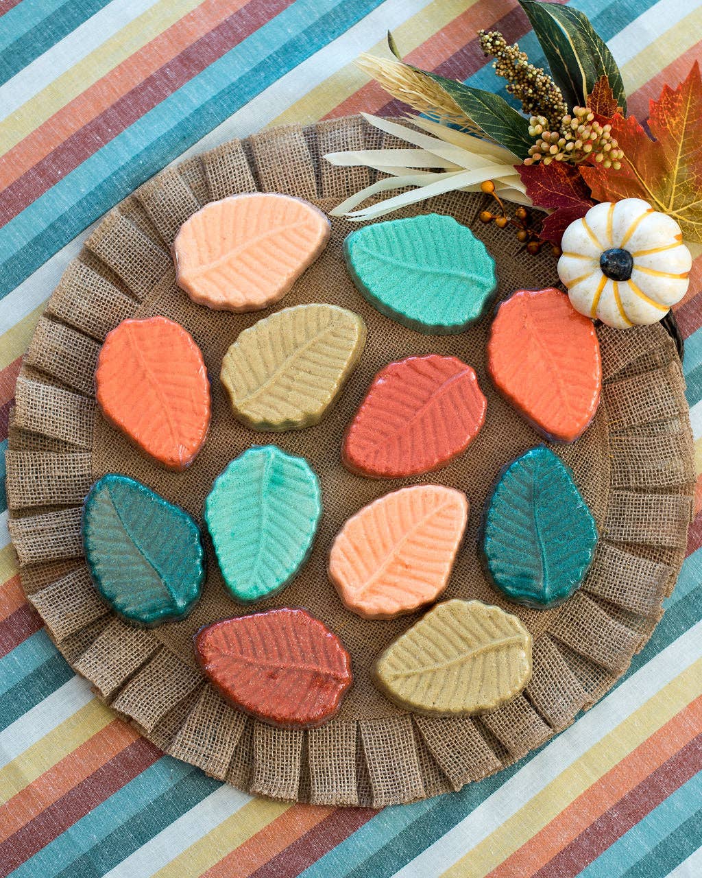 Fall Leaf Bath Bombs 6 Scents: Octoberfest