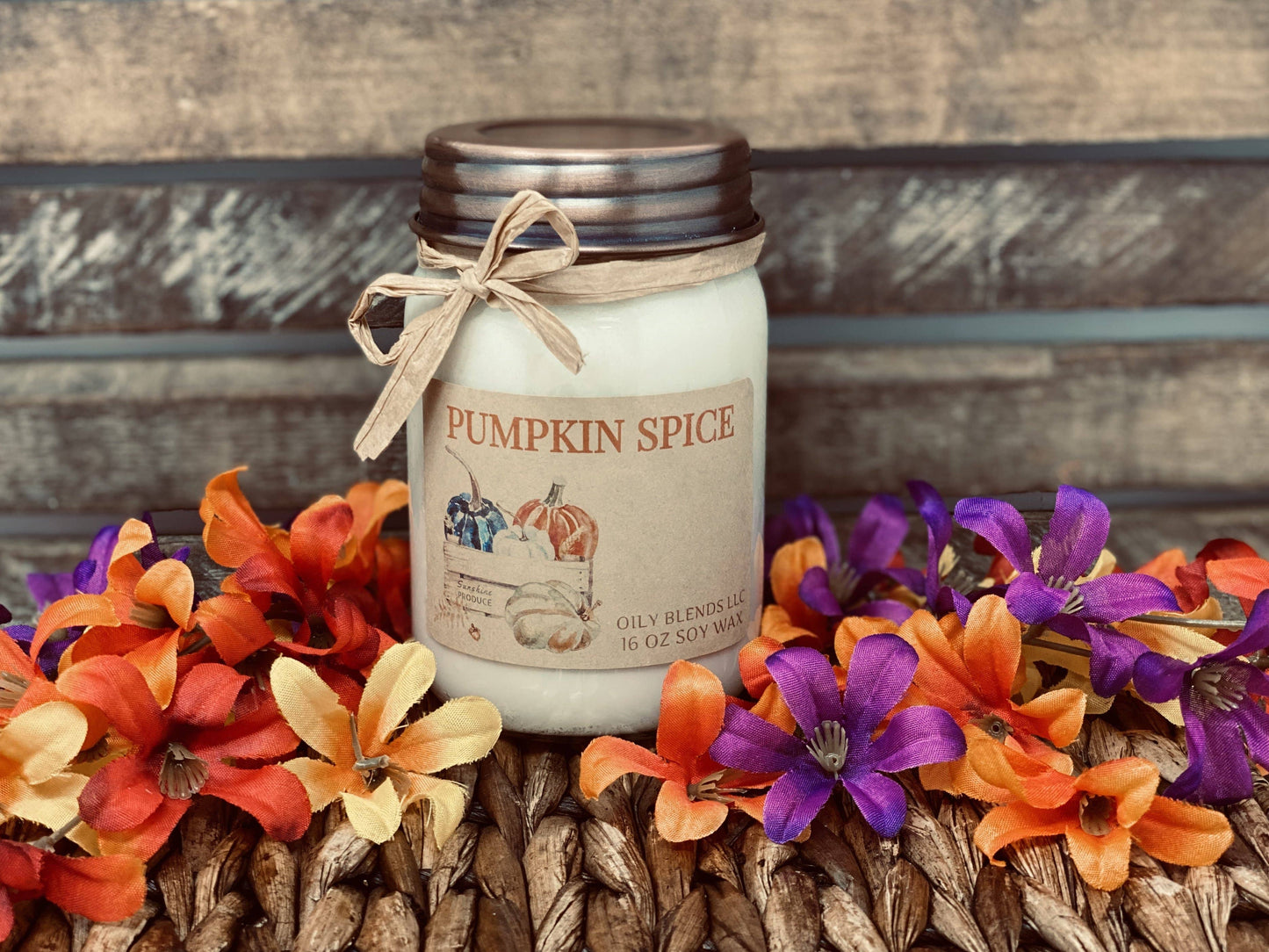 Jumbo Fall Scented Candles - 100 Hour Burn Time: Amish Harvest