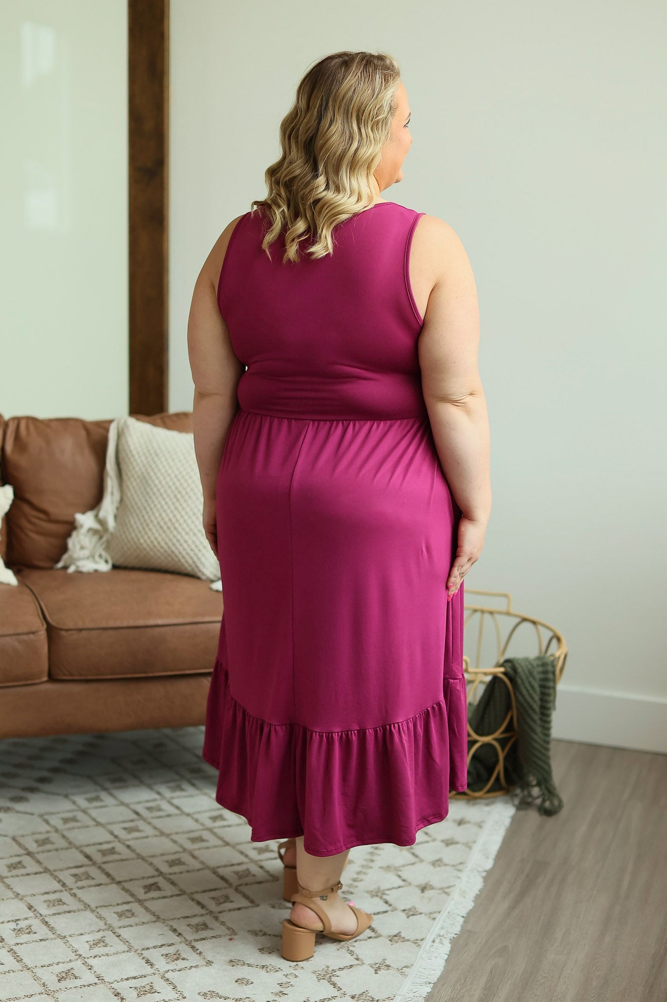 IN STOCK Bailey Dress - Magenta FINAL SALE