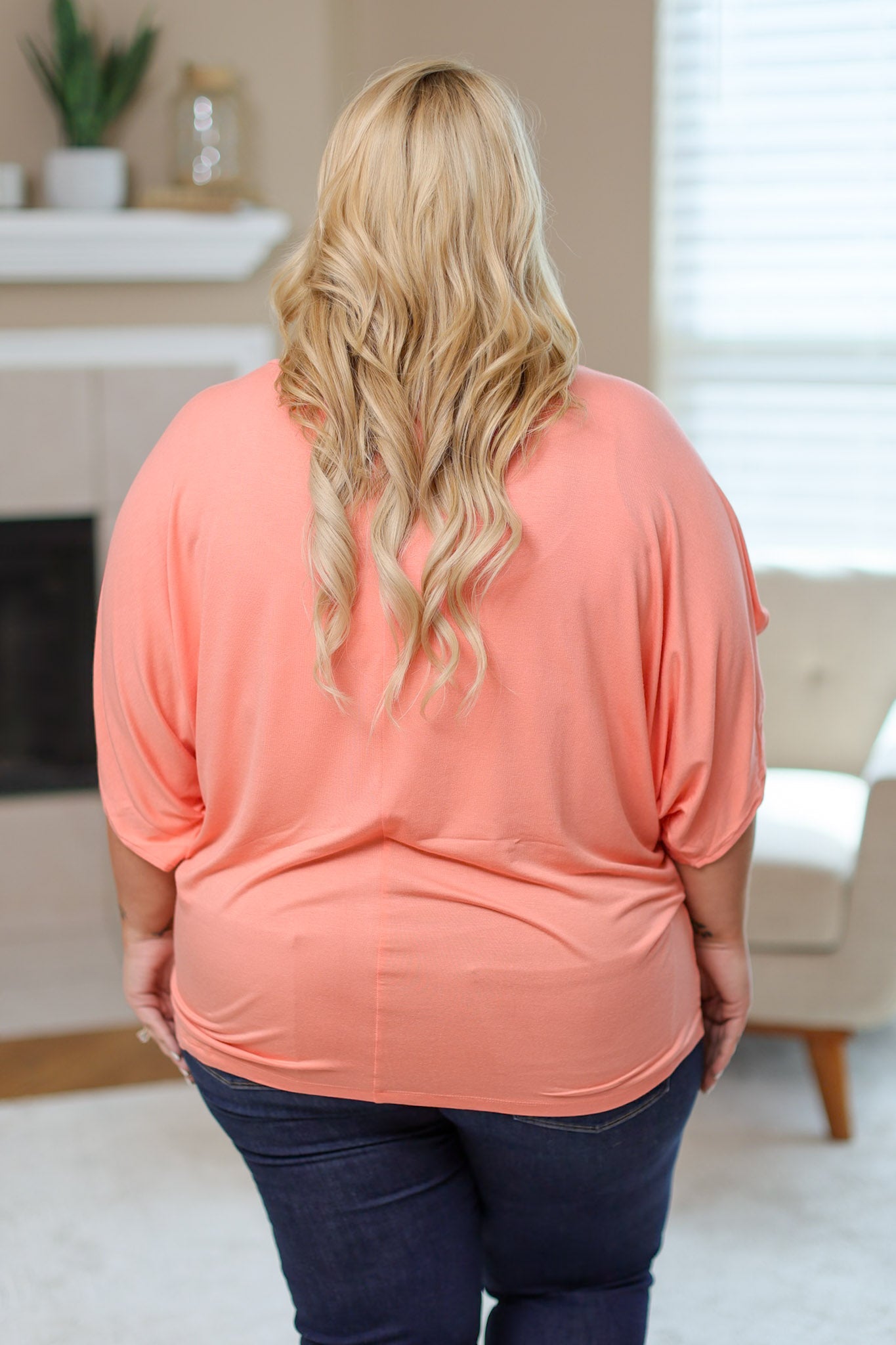 IN STOCK Darcy Dolman Top - Coral FINAL SALE