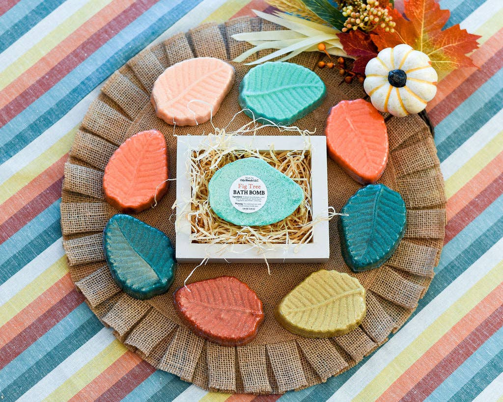 Fall Leaf Bath Bombs 6 Scents: Octoberfest