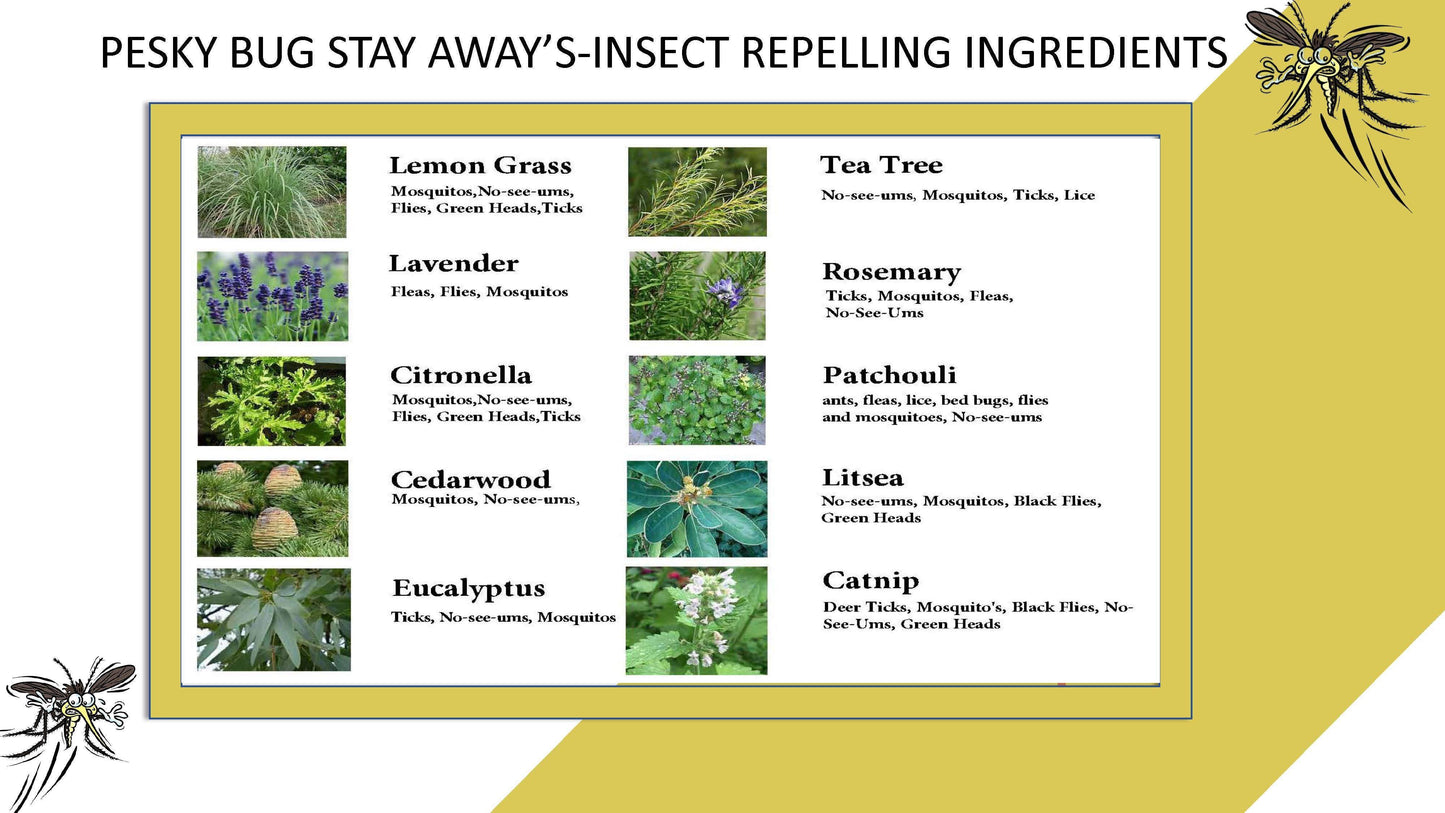 PESKY Bug Away Spray and Natural Hydrating Skin Protector