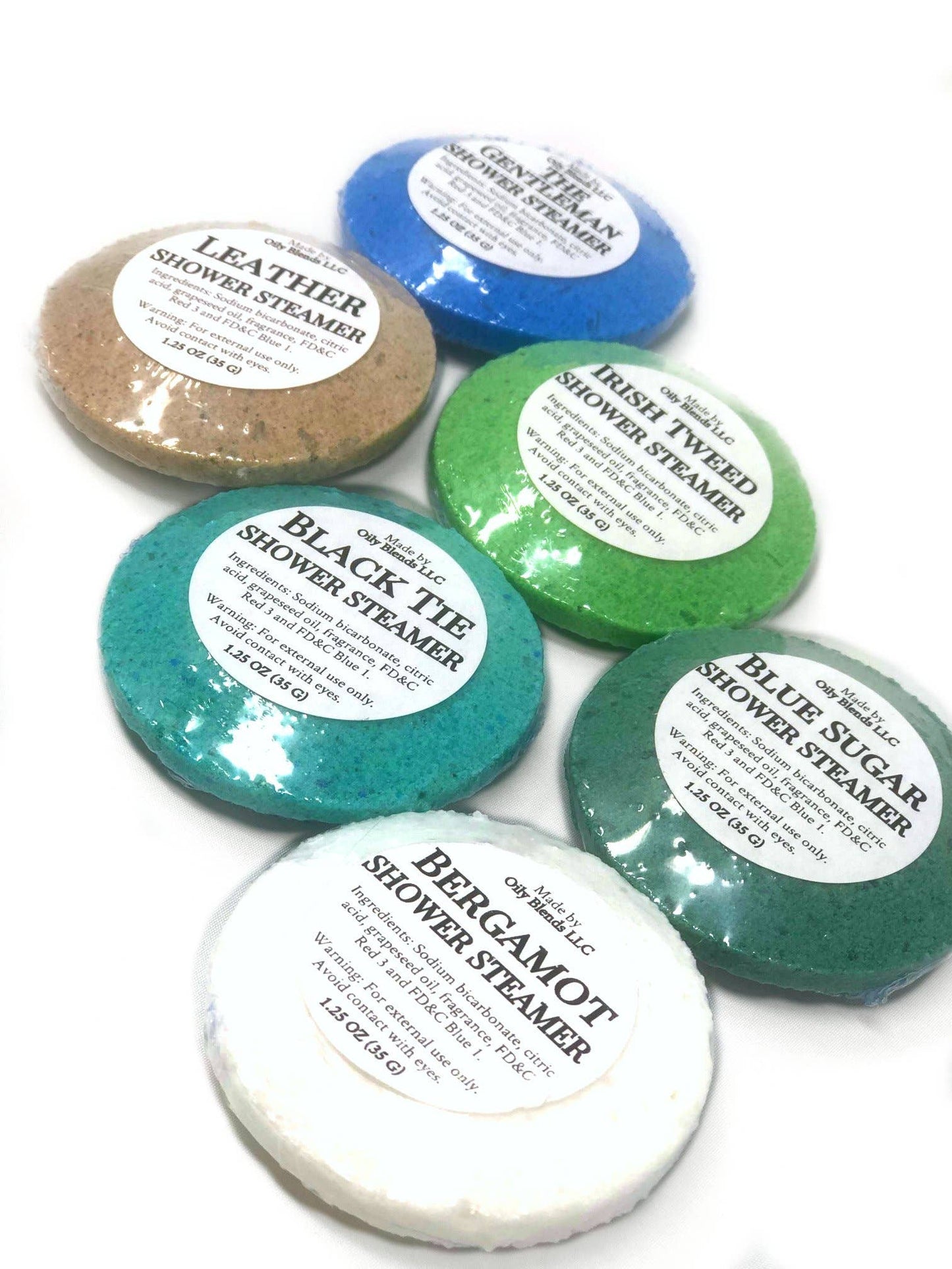 Men's Shower Steamers: Blue Sugar