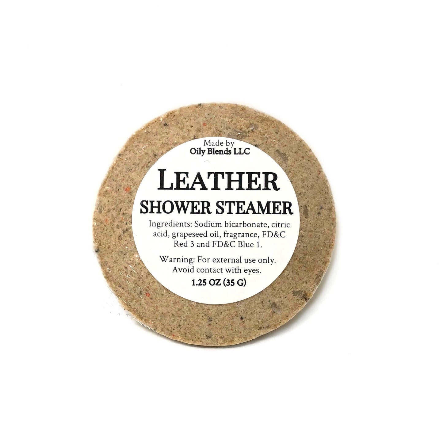 Men's Shower Steamers: Leather