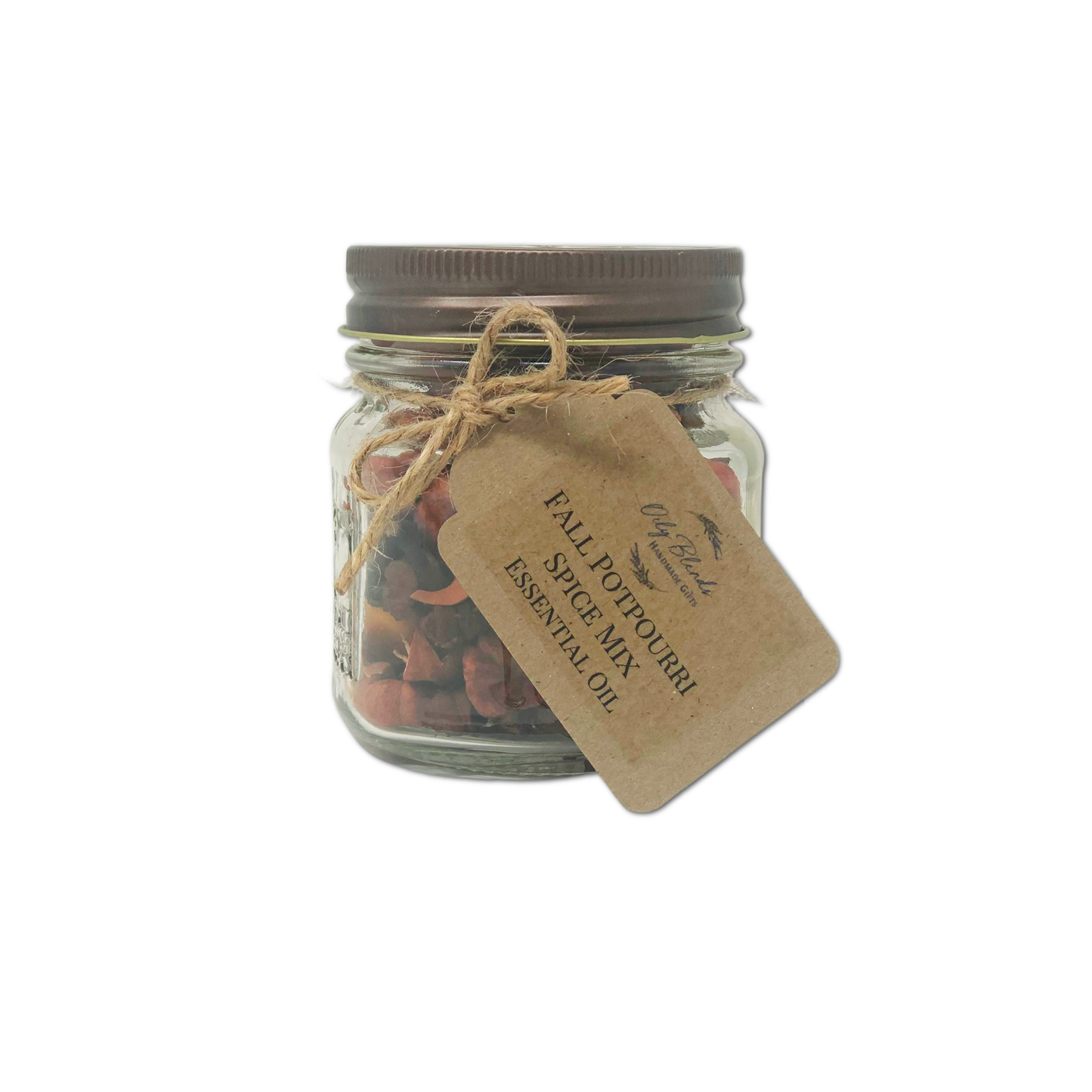Essential Oil Blend Fall Pumpkin Spice Mix in Jars