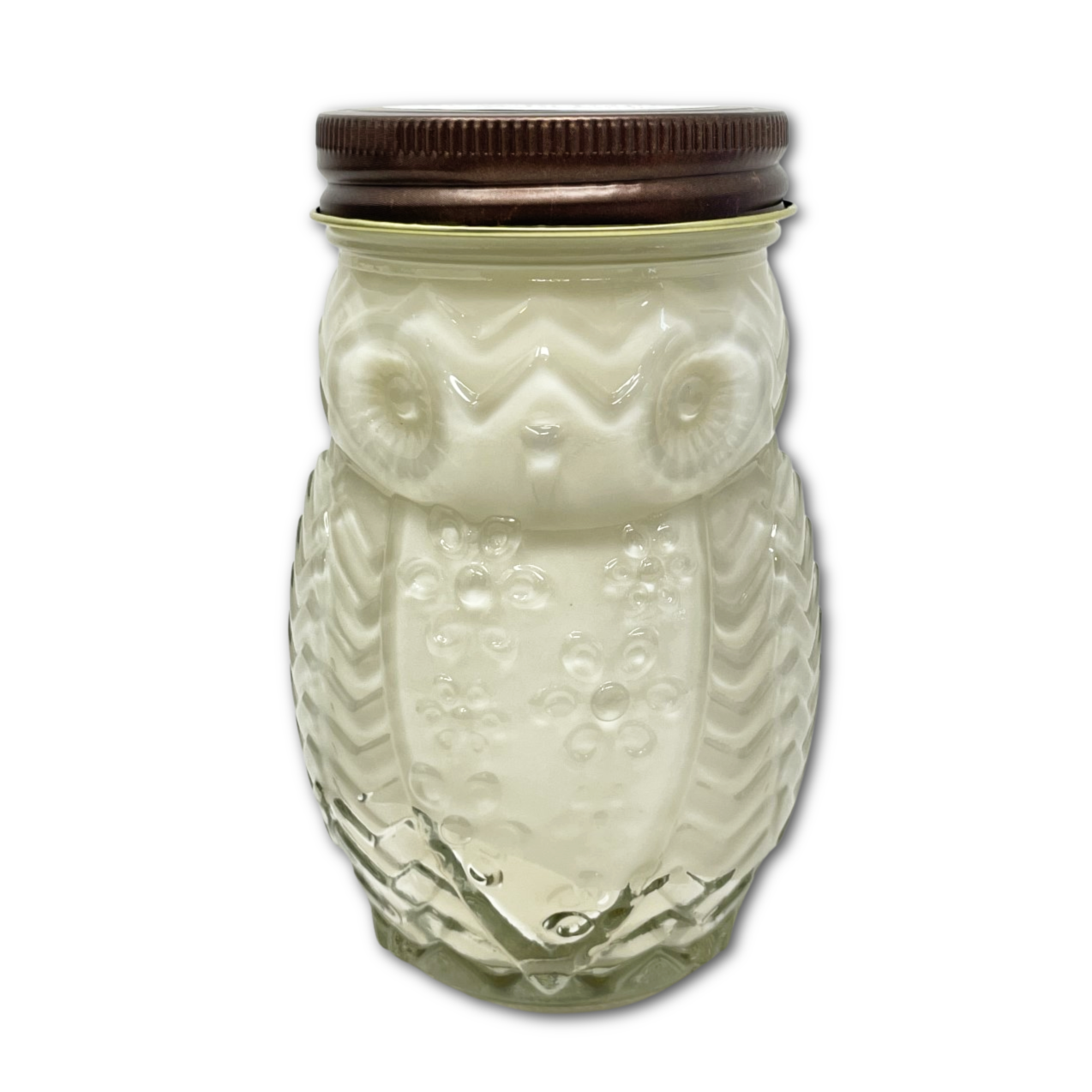Owl Jumbo Woodland Soy Wax Candles in Specialty Jar: Black Amber and Plum