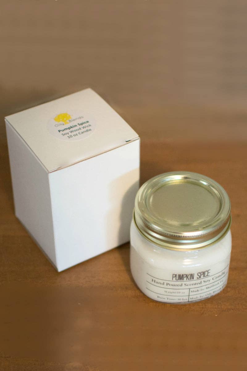 Fall Scented Candles - 50 Hour Burn Time Soy Wax Candles: OctoberFest